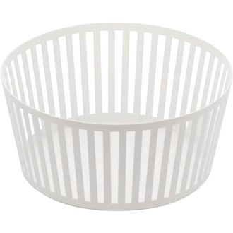 Yamazaki Tableware Tower Cesta Para Frutas Metal Blanco Dise&ntilde;o Moderno