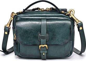 OLD TREND Ficus Leather Crossbody Bag in Turquoise at Nordstrom Rack