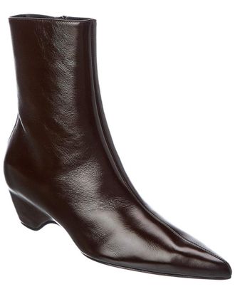 Khaite Sybil Leather Bootie