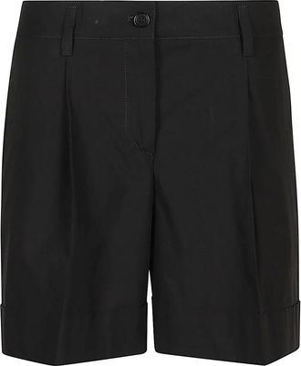 P.A.R.O.S.H. Canyox Cotton Shorts - Dames - Korte Broeken - Zwart - M - Katoen - Korte Broeken