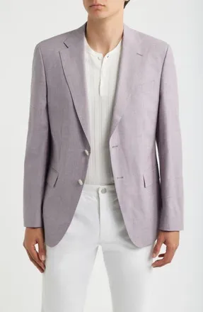 BOSS Huston Virgin Wool Blend Sportcoat in Light/Pastel Purple at Nordstrom, Size 36 Regular