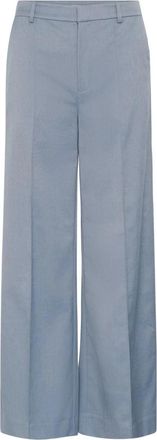 Gestuz Wide Broeken - Dames - Wijde Broeken - Blauw - M - Broeken