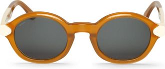 Mr.Boho Ons BVG36-11 Mens Sunglasses Brown Size 47