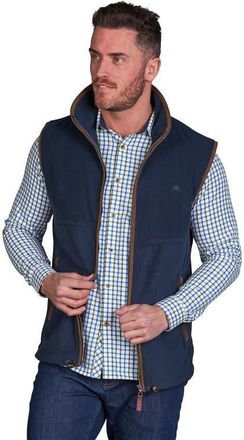 Raging Bull Fleece Gilet in Navy at Nordstrom, Size X-Large Big