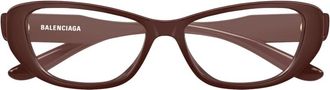 Balenciaga Optisch Montuur - Dames - Brillen - Rood - 55 MM - Accessoires
