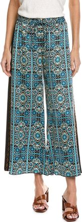 Johnny Was Dolores Silk-Blend Pant