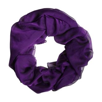 Dolce & Gabbana Silky Scarves, female, Purple, Size: ONE SIZE Luxurious Silk Wrap Shawl Scarf