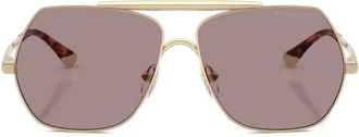 Michael Kors Mk 1173 1014La Zonnebril - Dames - Zonnebrillen - Geel - 58 MM - Accessoires