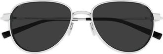 Saint Laurent Eyewear Occhiali da sole con montatura stile pilota - Argento