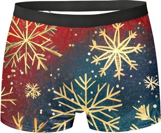Generic Men Underwear Boxers Christmas Boxer Shorts Xmas Funny Christmas Print Boxer Shorts Novelty Holiday Stretch Briefs Santa Deer Socks Pattern Trunks Und