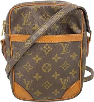 Louis Vuitton Pre-owned Cross Body Bags, female, Brown, Size: ONE SIZE Pre-owned Vintage Canvas Shoulder Bag