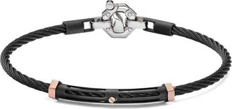 Baraka Bracciale in oro rosa - Nero