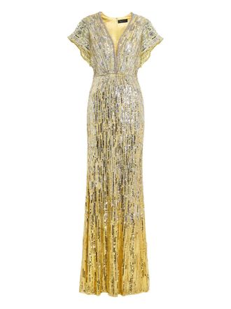 Jenny Packham Abito Dusk - Giallo
