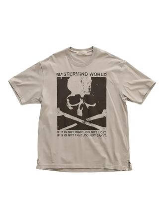 Mastermind Japan T-shirt girocollo - Toni neutri