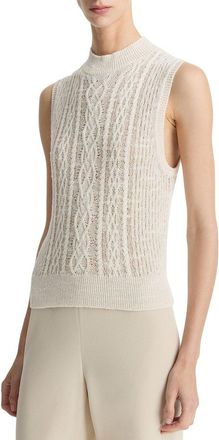 Vince Cable Double Layer Wool-Blend Shell