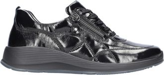 Waldl&auml;ufer Kalea Sneakers - Dames - Sneakers - Zwart - 39 EU - Leer - Schoenen