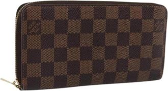 Louis Vuitton Pre-owned Long Wallet - Dames - Vintage Accessoires - Bruin - ONE Size - Vintage