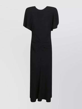 Victoria Beckham gathered waist midi dress
