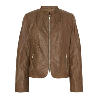 BTF-CPH Btfcph - Bikerjack 100278 - Dames - Jassen - Bruin - Maat: M Zijde