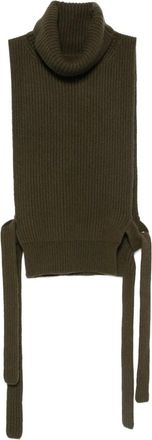 Uma Wang high-neck knitted top - Green