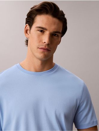 Calvin Klein Mens Supima Cotton Crewneck T-Shirt - Blue - 2XL