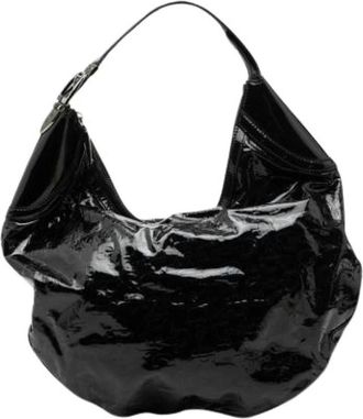 Gucci Pre-owned Shoulder Bags, female, Black, Size: ONE SIZE Pre-owned Hobo Shoulder Bag