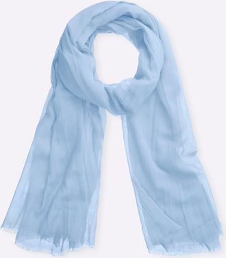 Heine Modeschal HEINE, Damen, hellblau, Viskose, Modet&uuml;cher Modeschal