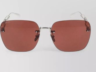 Gucci sunglasses gg1923sa 002 metal rimless square