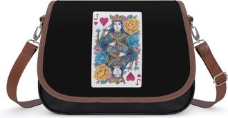Generic Jack Of Hearts Playing Card Fashion Womens Crossbody Bags Novelty Handbag Shoulder Bag Purse