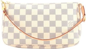 Louis Vuitton White Damier Pochette Accessoires (Authentic Pre-Loved)