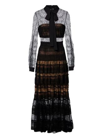 Elie Saab Abito midi - BLACK