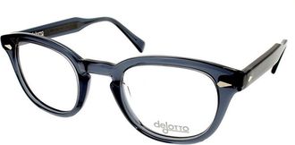Delotto Black Dl11 Celluloid Glossy Sunglasses