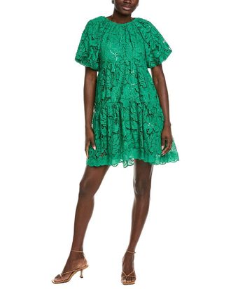 endless rose Endless Rose Sequins Tiered Mini Dress