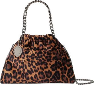 Stella McCartney Leopard Print Falabella Mini Shoulder Bag