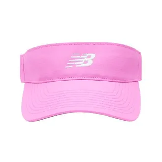 New Balance Unisex London Marathon Visor in Rosa, Nylon, Taglia OSZ