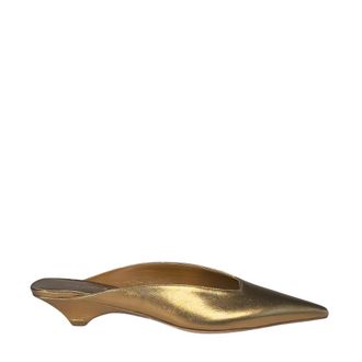 Vic Mati&eacute; K20 Kitty Mule - Dames - Muiltjes - Geel - 41 EU - Leer - Schoenen
