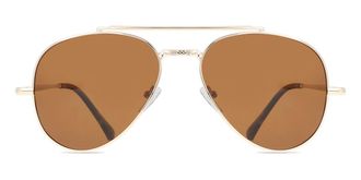 Montana Eyewear MP185 Polarized MP185A Mens Sunglasses Gold Size 58