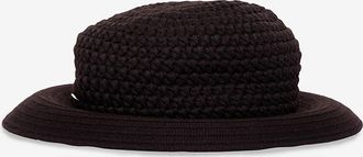 Fedeli Cloche-Hut aus Kaschmirstrick Luna