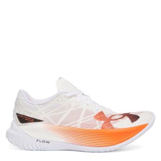 Under Armour Mens Velociti Elite 2 Road Running Shoes in White/Ares Red - Size UK 6