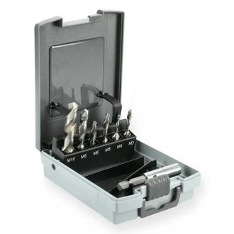 Hanger Coffret De 6 Forets Taraudeurs Et Porte Embout Universel Hanger 155898