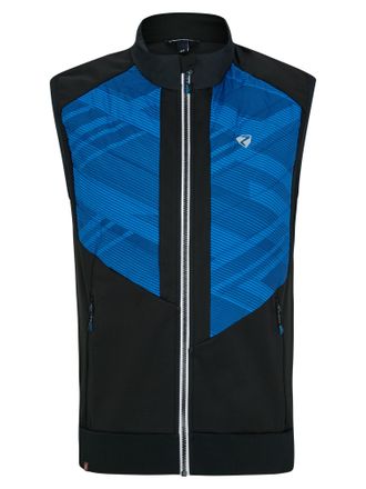 Ziener Funktionsweste ZIENER NEJAT, Herren, Gr. 46, bedruckt, Obermaterial: 1. 100% Polyester; 2. 100% Polyester; 93% Polyester, 7% Elasthan; Futter: 100% Po