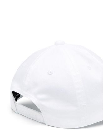 Emporio Armani Embroidered Eagle Logo Baseball Cap - White