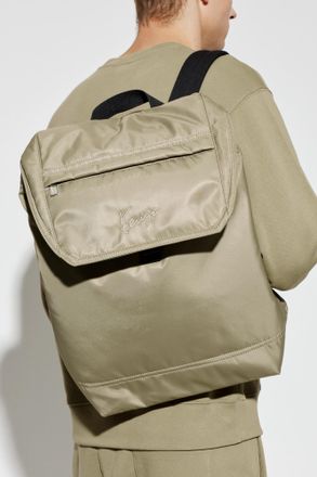 Kenzo Backpack With Embroidered Logo, Mens, Green