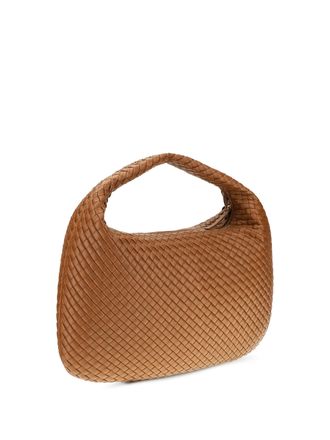 Bottega Veneta Womens Shoulder Bag Veneta Tannin-Muse Brass Calf Leather