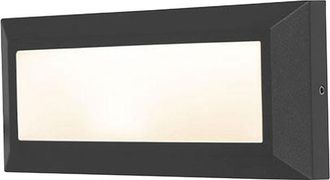 Lutec Applique Esterna Helena Nera Lutec Led 11w 3000k Ip54