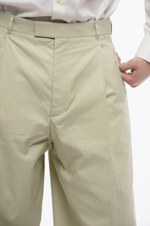 Dior Pantaloni Palazzo ad 1 Pince in Misto Cotone Dior