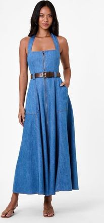 Nicholas Anastasia Denim Dress in Light Wash at Nordstrom, Size 10