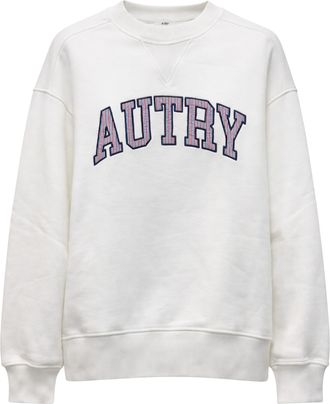Autry Mens White Logo Sweatshirt