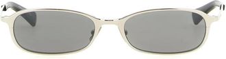 Saint Laurent Accessoires, Dames, Grijs, ONE Size, Nylon, SL 934 Mia Zonnebril