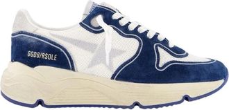 Golden Goose Hardloopsneaker in Wit/Blauw - Dames - Sneakers - Blauw - 39 EU - Schoenen